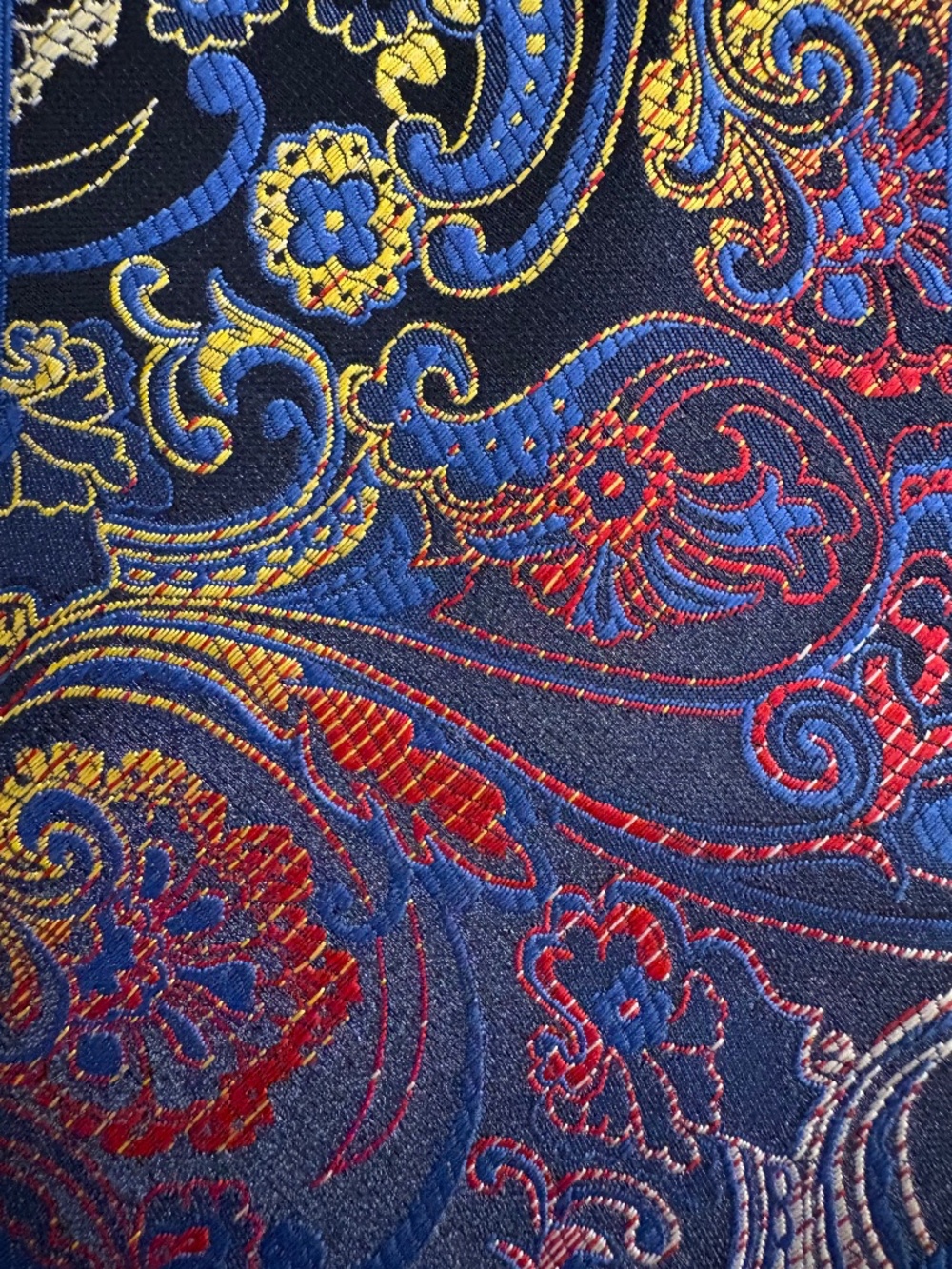 Bruno Conte Don Jonathan Blue Microfiber Necktie
